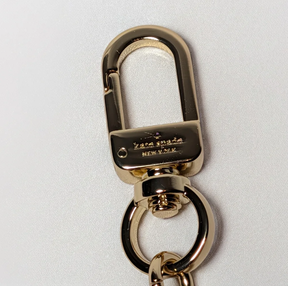✨ Kate Spade New York Camera Keychain / Bag Charm – Gold Tone